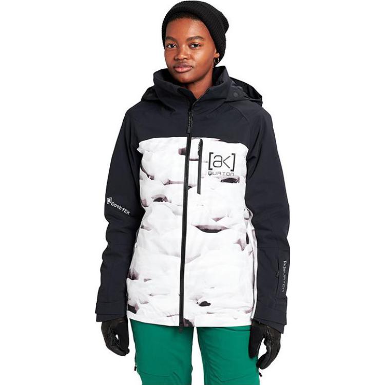 (Women) BURTON AK EMBARK GTX 2L  Waterproof Windproof Ski Jacket Black White 10010108003 圖 3