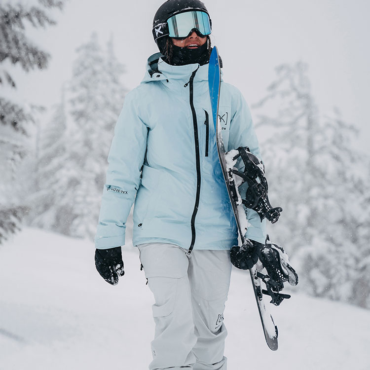 (Women) BURTON AK FLARE GORE-TEX 2L  Light Blue Waterproof Ski Jacket. 10011109400 圖 3