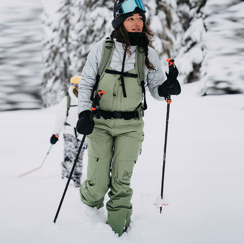 Shop (Women) BURTON AK Kimmy Gore-Tex  Printed Waterproof Insulated Snowboard Pants 212841