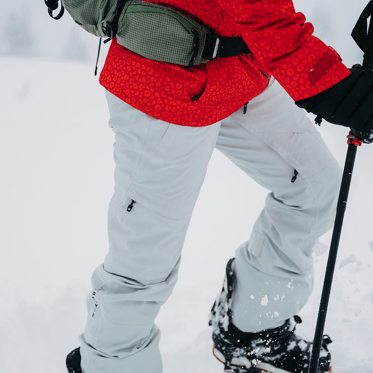 (Women) BURTON AK Summit  Solid Letter Print Straight-Leg Snow Pants. 100391 圖 5