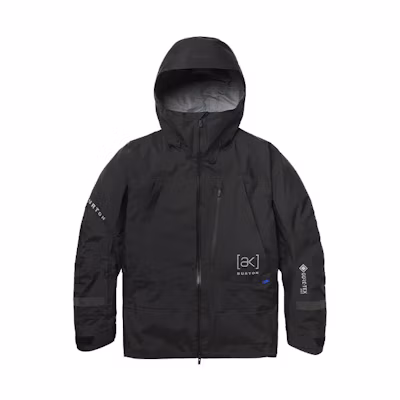 (Women) BURTON AK TUVAK GORE-TEX 3L Black Waterproof Snowboarding Jacket. 23464100001