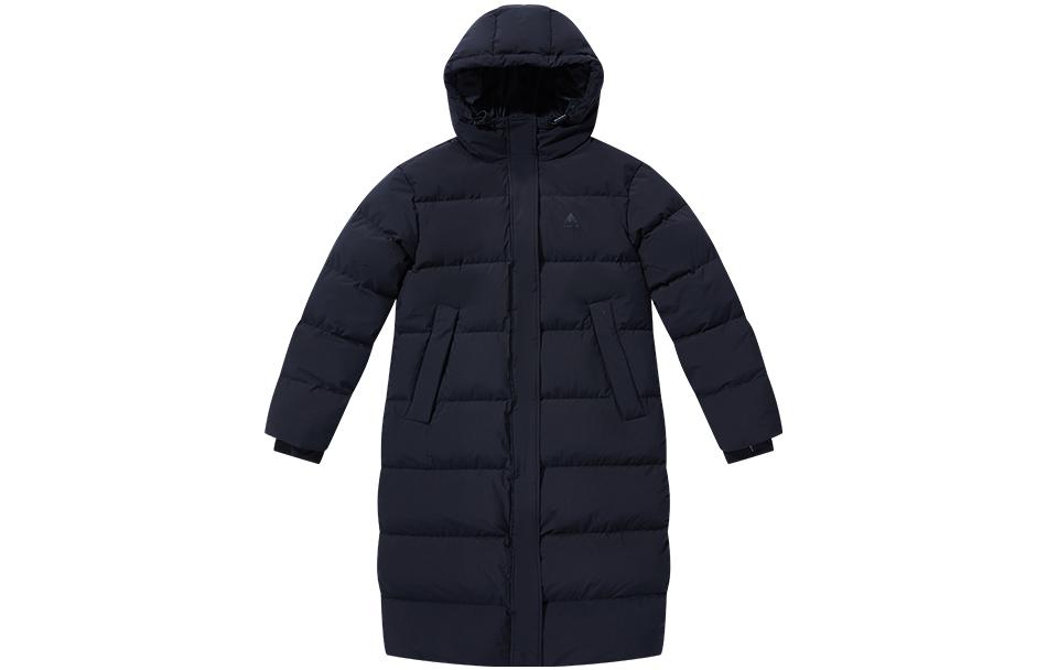 Order (W) BURTON 基本款長版羽絨外套 黑色 - 休閒拉鍊連帽風格 99905999001