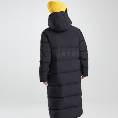(W) BURTON 基本款長版羽絨外套 黑色 - 休閒拉鍊連帽風格 99905999001 Purchase (W) BURTON 基本款長版羽絨外套 黑色 - 休閒拉鍊連帽風格 99905999001