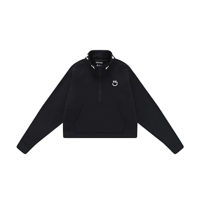 (Women) Burton Black Half-Zip Pullover Casual Sweatshirt 33302999001
