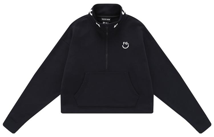 (Women) Burton Black Half-Zip Pullover Casual Sweatshirt 33302999001 圖 2