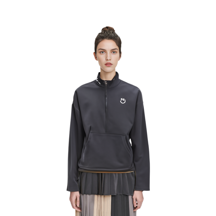 (Women) Burton Black Half-Zip Pullover Casual Sweatshirt 33302999001 圖 5