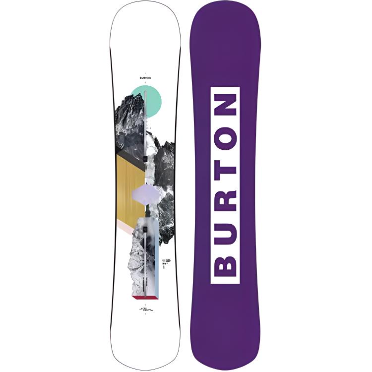 (Women) BURTON Hideaway Flat  Snowboard - Balanced, Buoyant, Stable & Easy Control 106961 圖 2