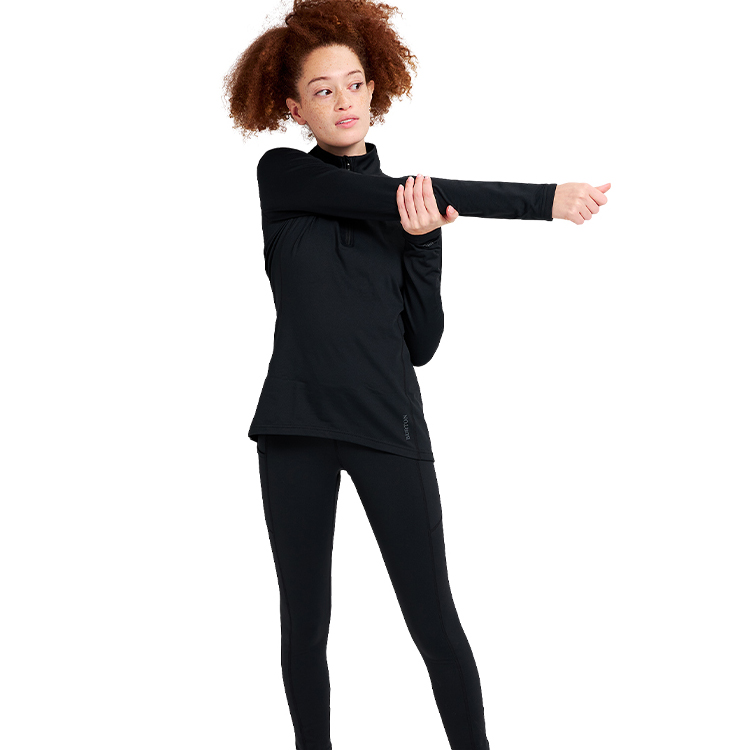 Lookbook (Women) Burton Solid Color Half-Zip Fleece Sweatshirt 22221100001