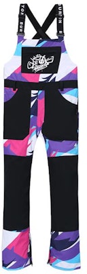 (Women) BURTON x LOL Waterproof Graffiti Ski Bib Pants Purple - Breathable & Durable. 77700199395 Order (Women) BURTON x LOL Waterproof Graffiti Ski Bib Pants Purple - Breathable & Durable. 77700199395
