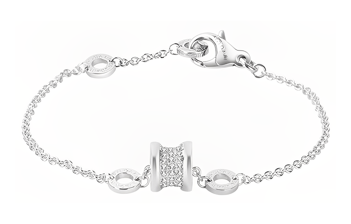(Women) BVLGARI B.ZERO1 18K White Gold Bracelet for Women BR857359-350898