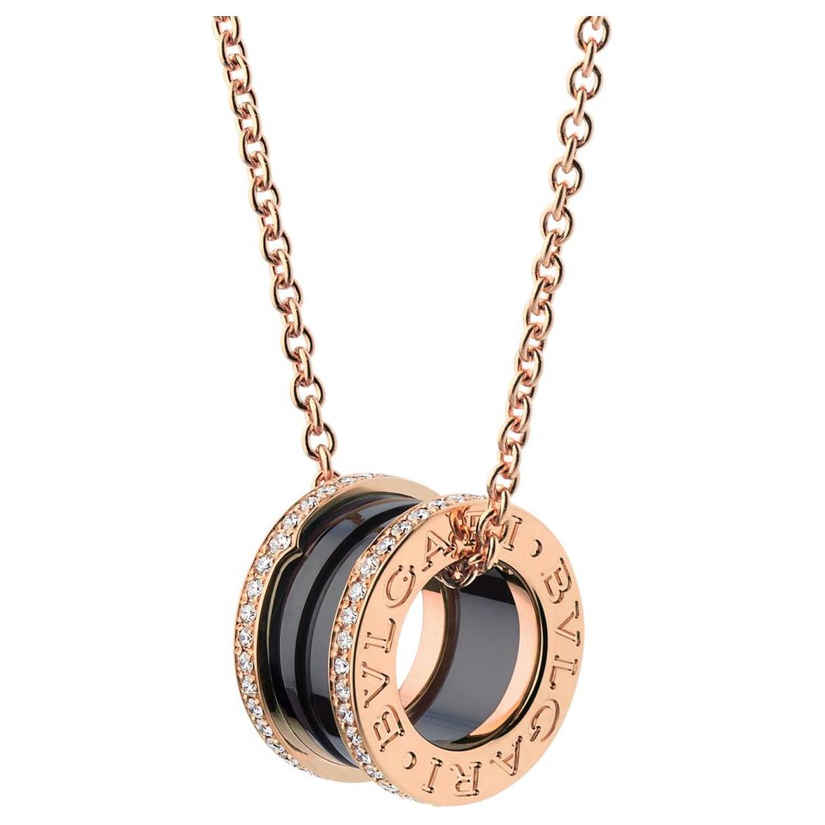 (Women) BVLGARI B.ZERO1 Adjustable Rose Gold Necklace for Women. 350056 圖 2