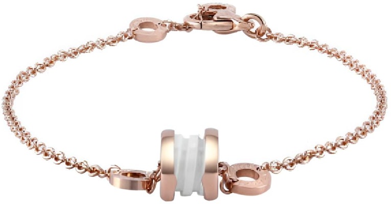 (W) BVLGARI B.ZERO1 陶瓷吊墜 18K玫瑰金手鍊 BR858158 Order (W) BVLGARI B.ZERO1 陶瓷吊墜 18K玫瑰金手鍊 BR858158