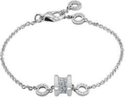 Order (W) BVLGARI B.zero1 全鑽手鍊 銀色 18K金 珠寶 BR857359