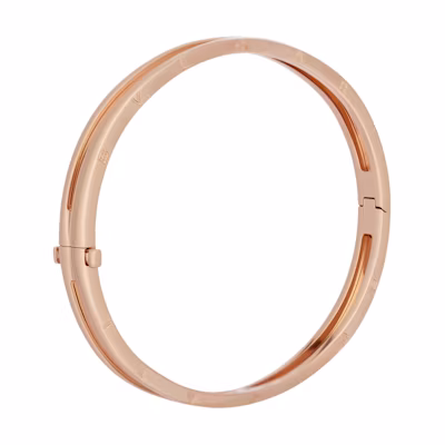 (Women) BVLGARI B.ZERO1 Logo 18k Rose Gold Bracelet for Women BR858667