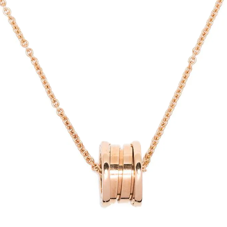 (Women) BVLGARI B.ZERO1 Necklace 18K Rose Gold Ring Design for Women - Rose Gold Color WA3485 圖 2