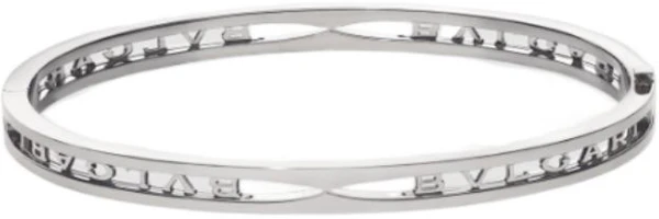 Order (W) BVLGARI B.zero1 系列白金女款手鐲 - 銀色。 BR858725