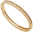 Order (W) BVLGARI B.ZERO1 單圈金手鏈,鑲鉆外圈及飾釘內層設計 女款 BR859028