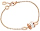 Order (W) BVLGARI B.ZERO1 白色陶瓷 18K玫瑰金經典手鐲 BR859345