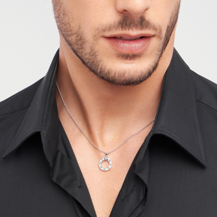 (Women) BVLGARI Bvlgari Bvlgari 18K Gold Diamond Necklace for Women - Silver 361076 圖 5