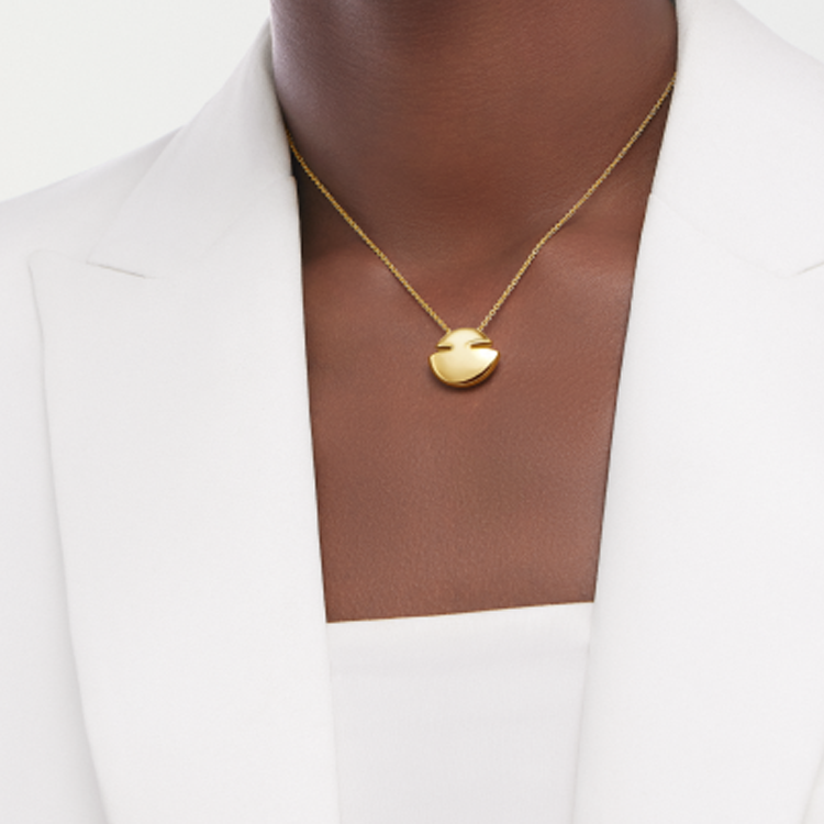 (Women) BVLGARI BVLGARI Cabochon 18K Gold Necklace Pendant for Women - Gold. 361242 圖 8