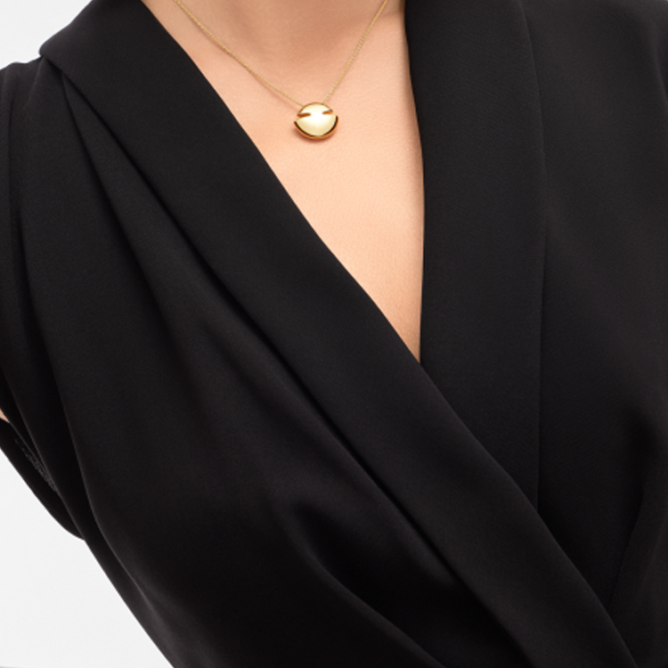 (Women) BVLGARI BVLGARI Cabochon 18K Gold Necklace Pendant for Women - Gold. 361242 圖 9