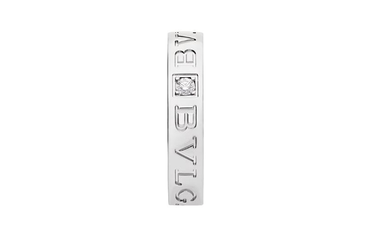 (Women) BVLGARI Bvlgari Logo Engraved Diamond Ring Silver for Women. 339978 圖 3