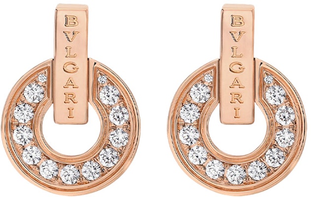 (W) BVLGARI BVLGARI 18K玫瑰金鑽石鏤空女士耳環 357318 Purchase (W) BVLGARI BVLGARI 18K玫瑰金鑽石鏤空女士耳環 357318