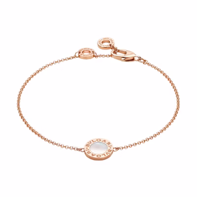 (Women) BVLGARI BVLGARI Series 18K Rose Gold Elegant Luxury Bracelet. 359677