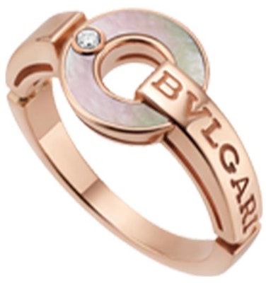(W) BVLGARI BVLGARI系列 18K玫瑰金鏤空戒指 女款 AN858947 Order (W) BVLGARI BVLGARI系列 18K玫瑰金鏤空戒指 女款 AN858947