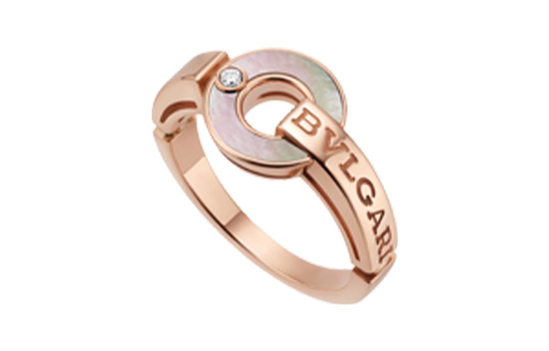 Lookbook (W) BVLGARI BVLGARI系列 18K玫瑰金鏤空戒指 女款 AN858947