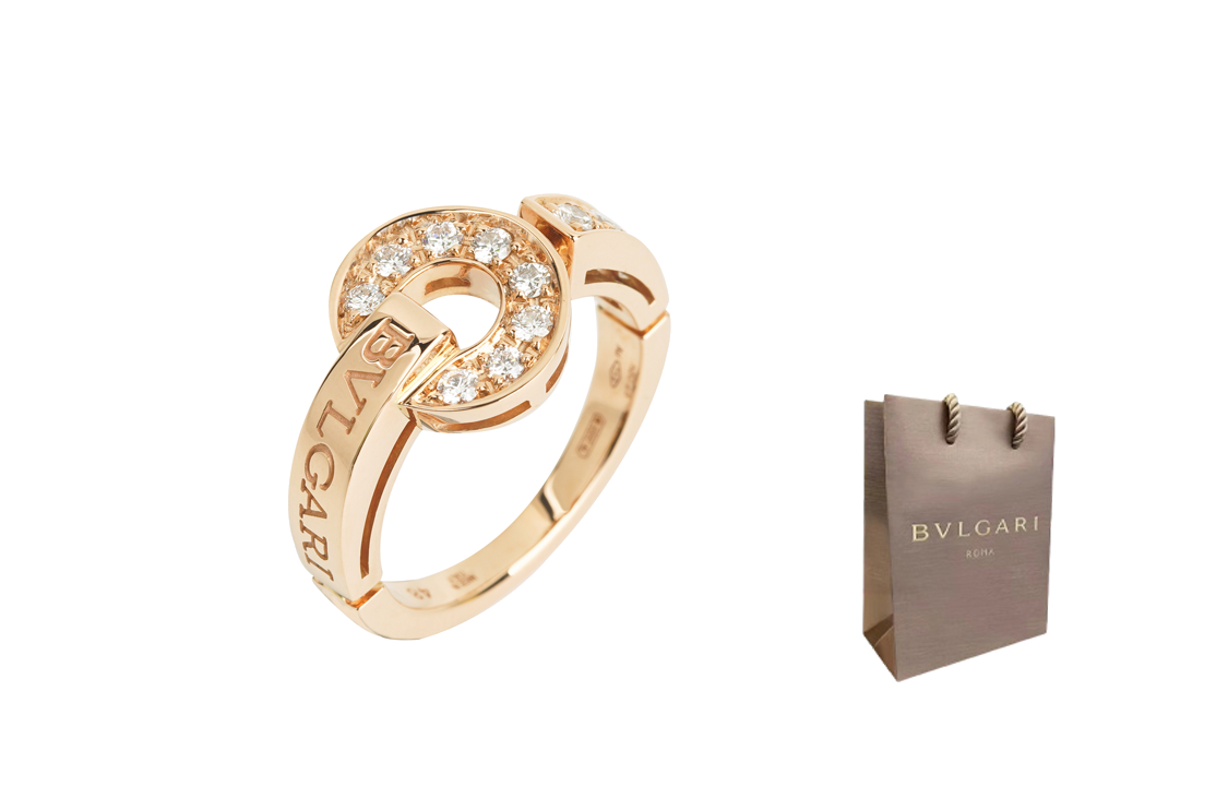 Purchase (W) BVLGARI BVLGARI 系列 18K 玫瑰金女士戒指 AN855854