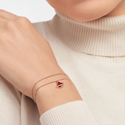 (W) BVLGARI Divas’ Dream 18K玫瑰金手鏈 女士專屬 優雅舒適 BR859362 Purchase (W) BVLGARI Divas’ Dream 18K玫瑰金手鏈 女士專屬 優雅舒適 BR859362