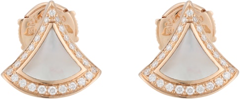 (Women) BVLGARI Divas' Dream 18K Rose Gold Elegant Earrings for Women. 358899 (Women) BVLGARI Divas' Dream 18K Rose Gold Elegant Earrings for Women. 358899