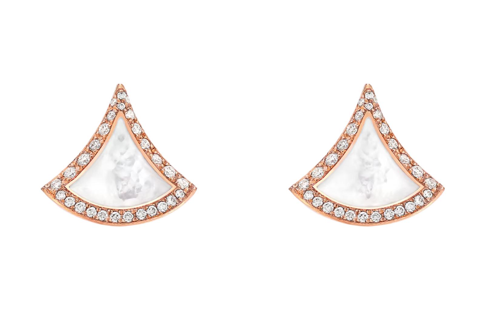 Lookbook (W) BVLGARI Divas'' Dream 18K玫瑰金優雅女款耳環 358899