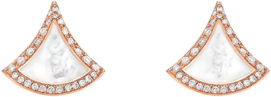 Shop (W) BVLGARI Divas'' Dream 18K玫瑰金優雅女款耳環 358899