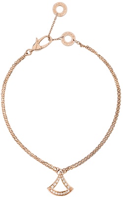 (W) BVLGARI DIVAS'' DREAM 18K玫瑰金鏤空扇形女性手鍊 BR858254 Purchase (W) BVLGARI DIVAS'' DREAM 18K玫瑰金鏤空扇形女性手鍊 BR858254