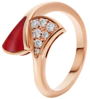 Order (W) BVLGARI DIVAS’ DREAM 18K玫瑰金戒指 女士款 - 玫瑰金色. AN858645