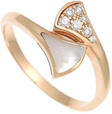 (W) 寶格麗Divas’ Dream 18K玫瑰金女戒 353806 Order (W) 寶格麗Divas’ Dream 18K玫瑰金女戒 353806