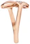 Shop (W) 宝格丽DIVAS’ DREAM 18K玫瑰金女士戒指 - 玫瑰金色。 AN858645