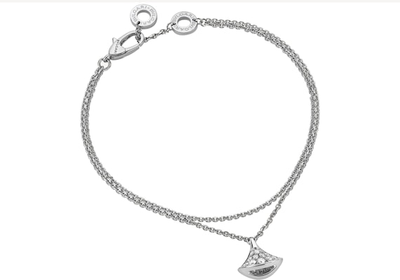 (W) BVLGARI DIVAS'' DREAM 扇形鑽石黃金手鏈女款 BR857493 Order (W) BVLGARI DIVAS'' DREAM 扇形鑽石黃金手鏈女款 BR857493