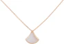 Buy (W) Kalung BVLGARI DIVAS'' DREAM Mini Fan Mutiara Putih Emas Rose 18K CL859984-360209