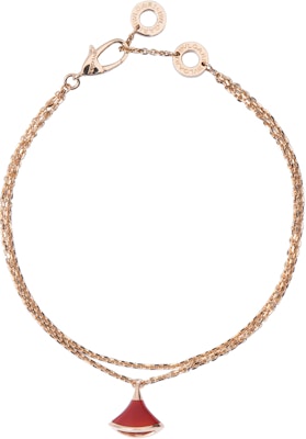 (W) BVLGARI DIVAS'' DREAM 紅玉髓18K玫瑰金扇形手鏈 女款 BR857194 Purchase (W) BVLGARI DIVAS'' DREAM 紅玉髓18K玫瑰金扇形手鏈 女款 BR857194