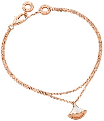 (W) BVLGARI Divas'' Dream 玫瑰金手鍊搭配白色珍珠母吊墜. BR859360 Cheap (W) BVLGARI Divas'' Dream 玫瑰金手鍊搭配白色珍珠母吊墜. BR859360