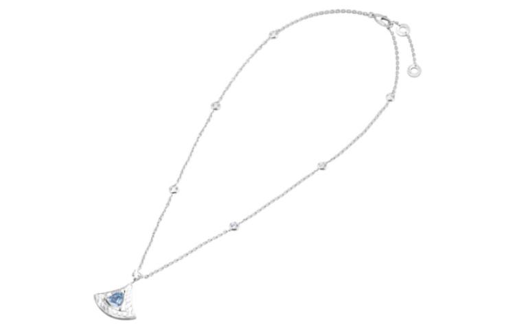(Women) BVLGARI DIVAS’ DREAM Silver Necklace with Diamond Hollow Design for Women. 354052 圖 3