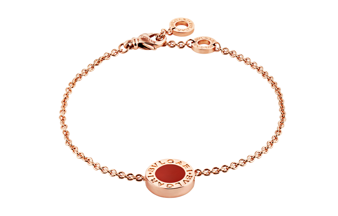 Order (W) Bvlgari 雙標誌優雅時尚玫瑰金手鍊 BR858008