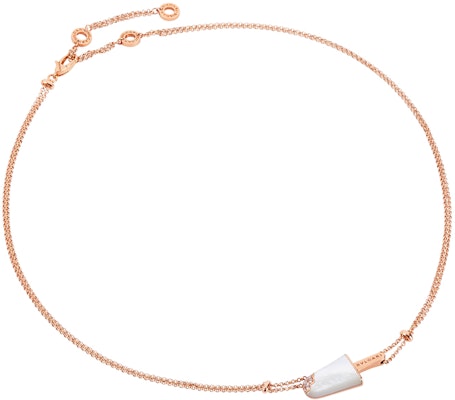 (W) BVLGARI Gelati 18K玫瑰金冰淇淋項鍊 鑽石與珍珠母贝設計. 356132 Buy (W) BVLGARI Gelati 18K玫瑰金冰淇淋項鍊 鑽石與珍珠母贝設計. 356132