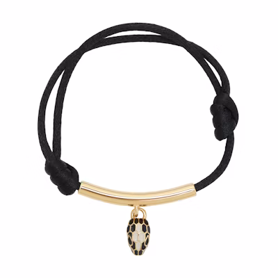 (Women) BVLGARI Gold Fabric Animal Design Bracelet 814234117256