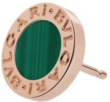 (Women) BVLGARI Malachite Single Rose Gold 18K Earring for Women. OR858200-354729 (Women) BVLGARI Malachite Single Rose Gold 18K Earring for Women. OR858200-354729