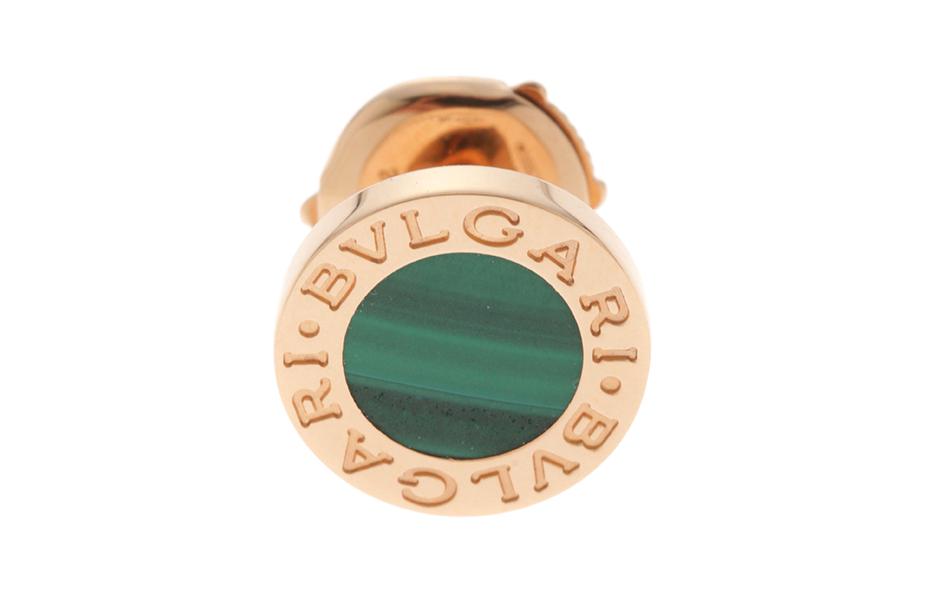 Shop (W) BVLGARI 綠松石玫瑰金18K 女士耳環 OR858200-354729
