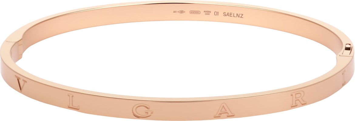 (W) 寶格麗玫瑰金K金字母裝飾手鍊 BR859889 Buy (W) 寶格麗玫瑰金K金字母裝飾手鍊 BR859889